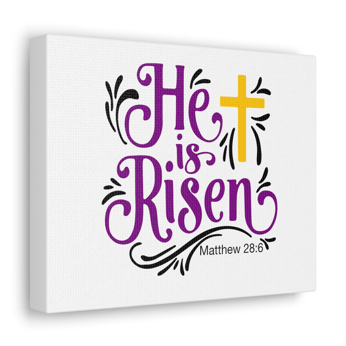 He is Risen Canvas Gallery Wraps