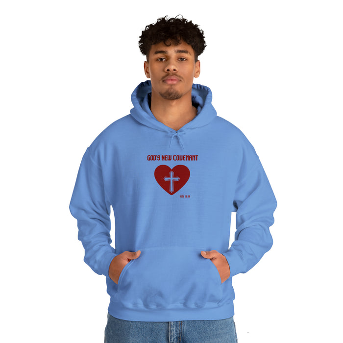 God’s New Covenant Unisex Heavyblend Hooded Sweatshirt