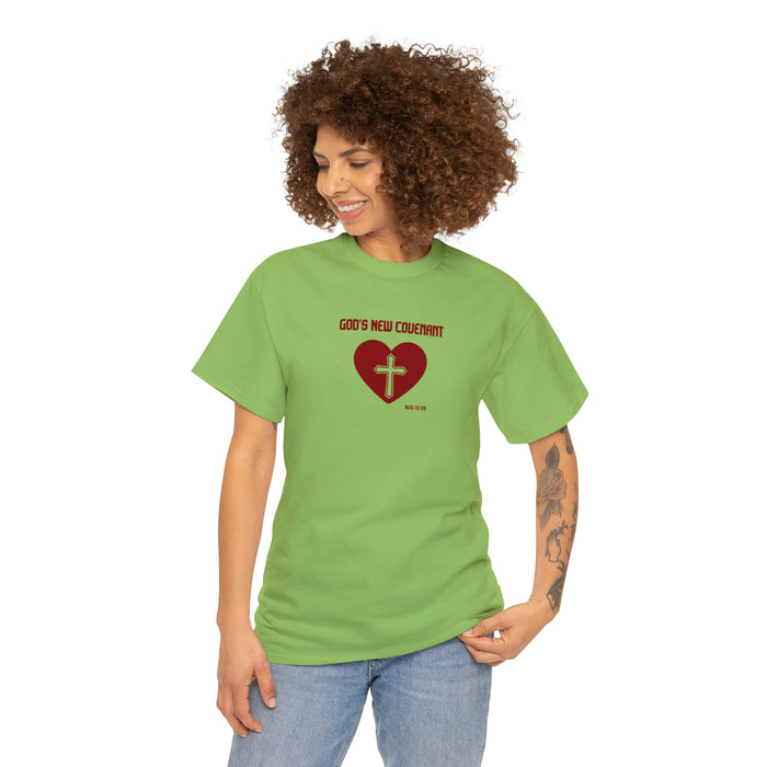 God’s New Covenant Women’s Unisex Heavy Cotton Tee