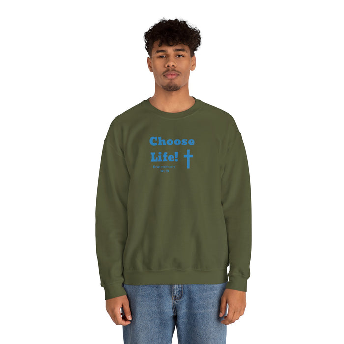 Choose Life 2.0 Men Unisex Heavy Blend™ Crewneck Sweatshirt