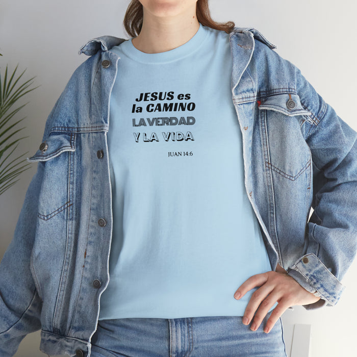 Jesús Es El Camino Unisex Heavy Cotton Tee