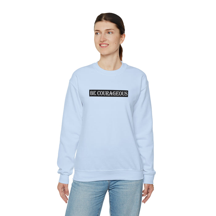 Be Courageous Men Unisex Heavy Blend™ Crewneck Sweatshirt