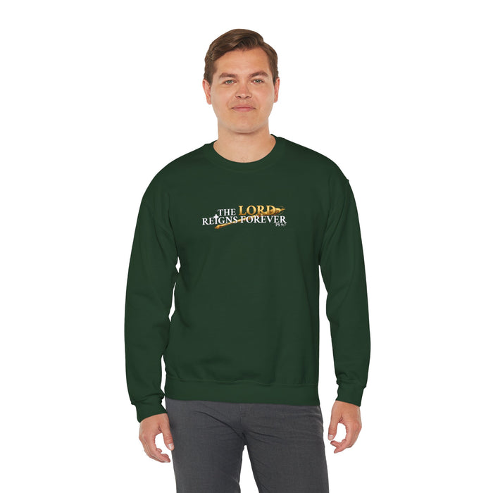 The Lord Reigns Forever Men’s Unisex Heavy Blend™ Crewneck Sweatshirt