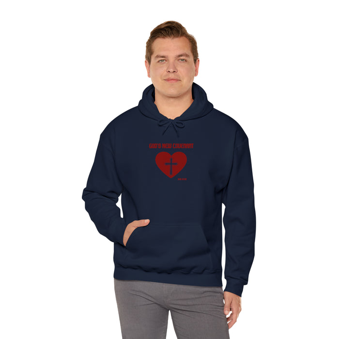 God’s New Covenant Unisex Heavyblend Hooded Sweatshirt