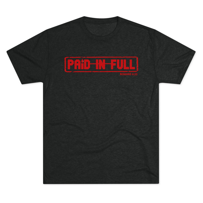 Paid In Full T‑Shirt — Christian Faith Romans 6:23 Tee