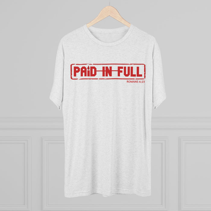 Paid In Full T‑Shirt — Christian Faith Romans 6:23 Tee