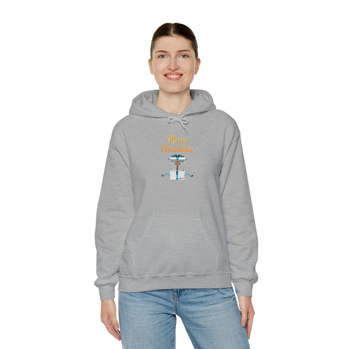 Merry Christmas Women Unisex Heavy Blend™ Hooded Sweatshirt