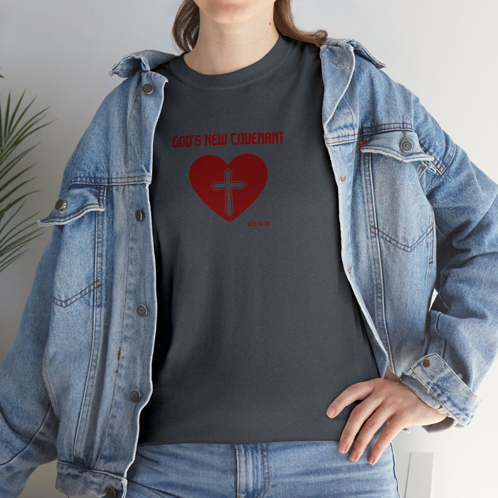 God’s New Covenant Women’s Unisex Heavy Cotton Tee