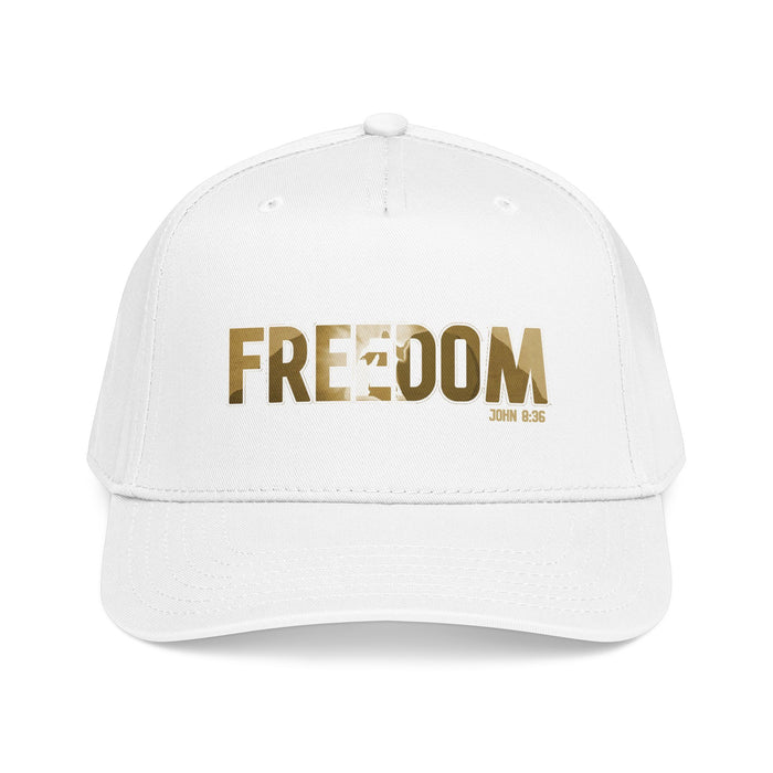 Freedom Embroidered Baseball Cap — Vintage Distressed Military-Inspired Hat