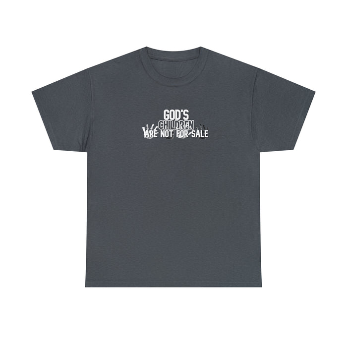 God’s Children are Not for Sale Women’s Unisex Heavy Cotton Tee