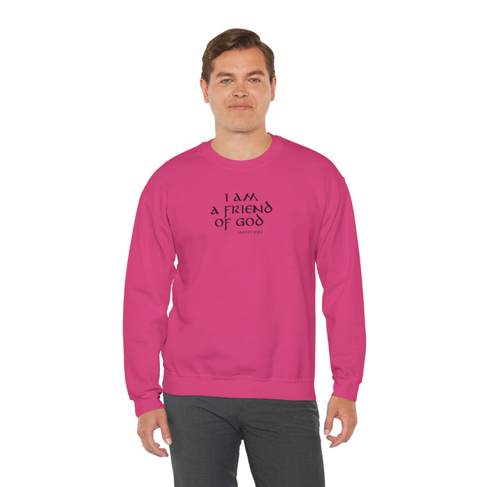 I Am A Friend Of God Women Unisex Heavy Blend™ Crewneck Sweatshirt