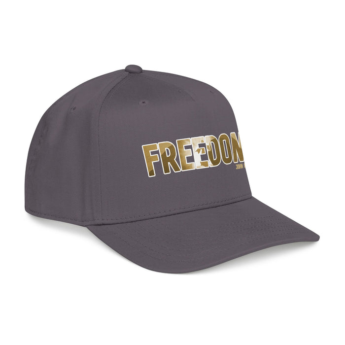 Freedom Embroidered Baseball Cap — Vintage Distressed Military-Inspired Hat