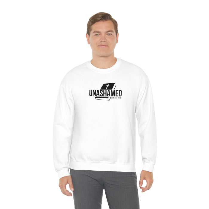 Unashamed Men’s Unisex Heavy Blend™ Crewneck Sweatshirt