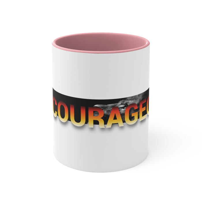 Be Courageous 11oz Accent Mug