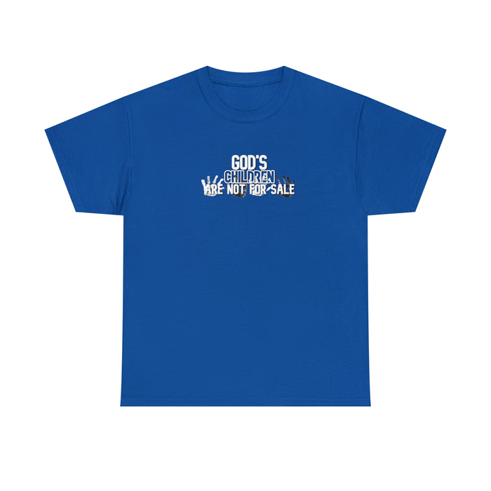 God’s Children are Not for Sale Women’s Unisex Heavy Cotton Tee