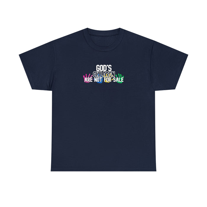 God’s Children are Not For Sale Women’s Unisex Heavy Cotton Tee