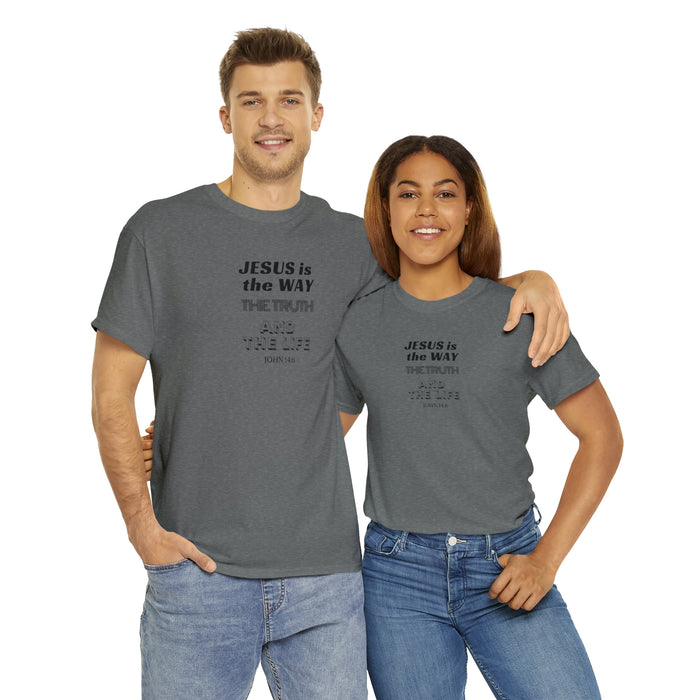 Jesus is the Way Men Unisex Heavy Cotton Tee