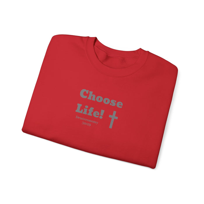 Choose Life 2.0 Men Unisex Heavy Blend™ Crewneck Sweatshirt