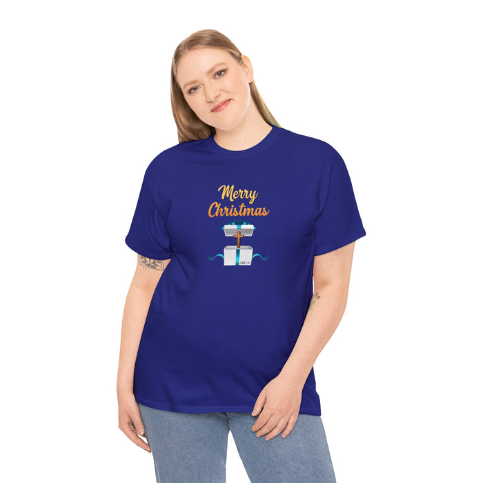 Merry Christmas Women Unisex Heavy Cotton Tee