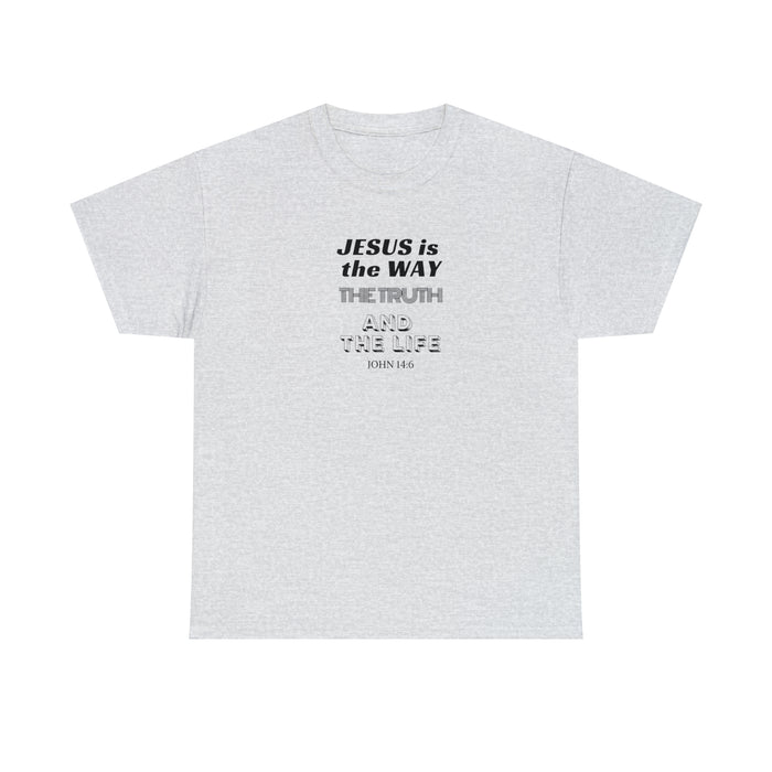 Jesus is the Way Men Unisex Heavy Cotton Tee