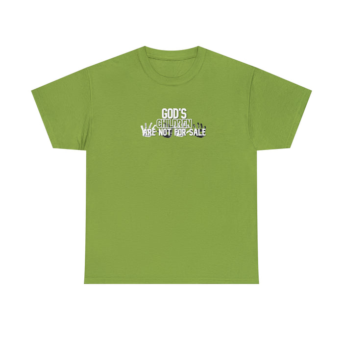 God’s Children are Not for Sale Women’s Unisex Heavy Cotton Tee