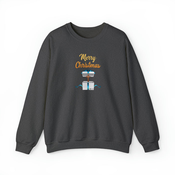 Merry Christmas Men Unisex Heavy Blend™ Crewneck Sweatshirt