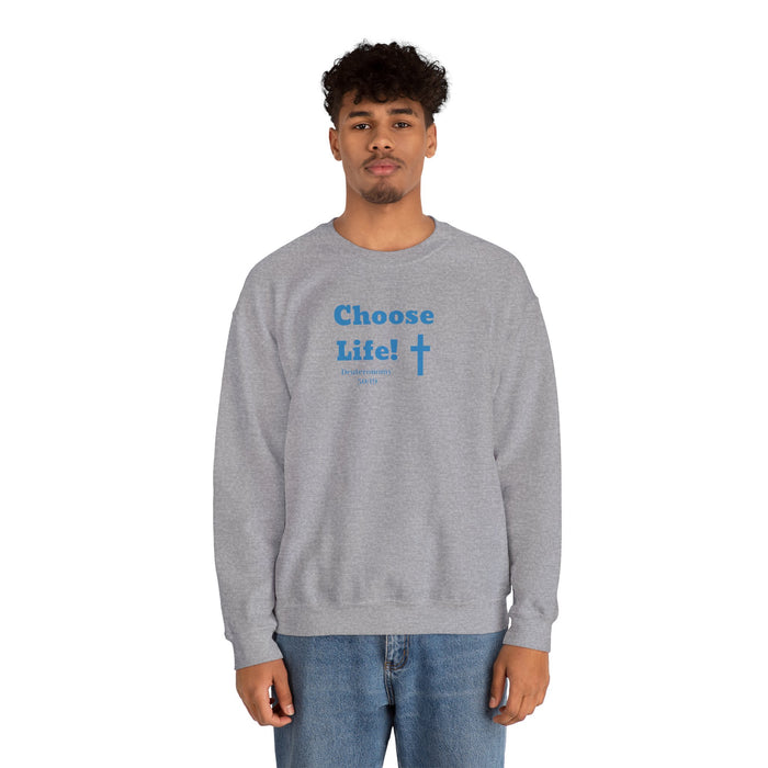 Choose Life 2.0 Men Unisex Heavy Blend™ Crewneck Sweatshirt