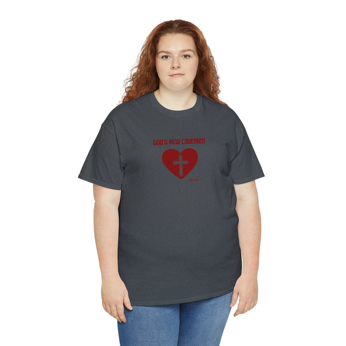 God’s New Covenant Women’s Unisex Heavy Cotton Tee