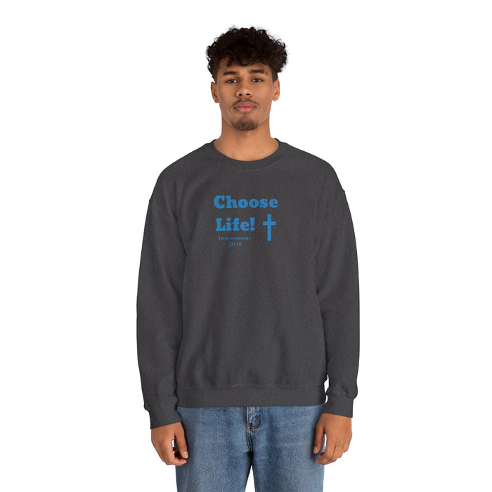 Choose Life 2.0 Men Unisex Heavy Blend™ Crewneck Sweatshirt