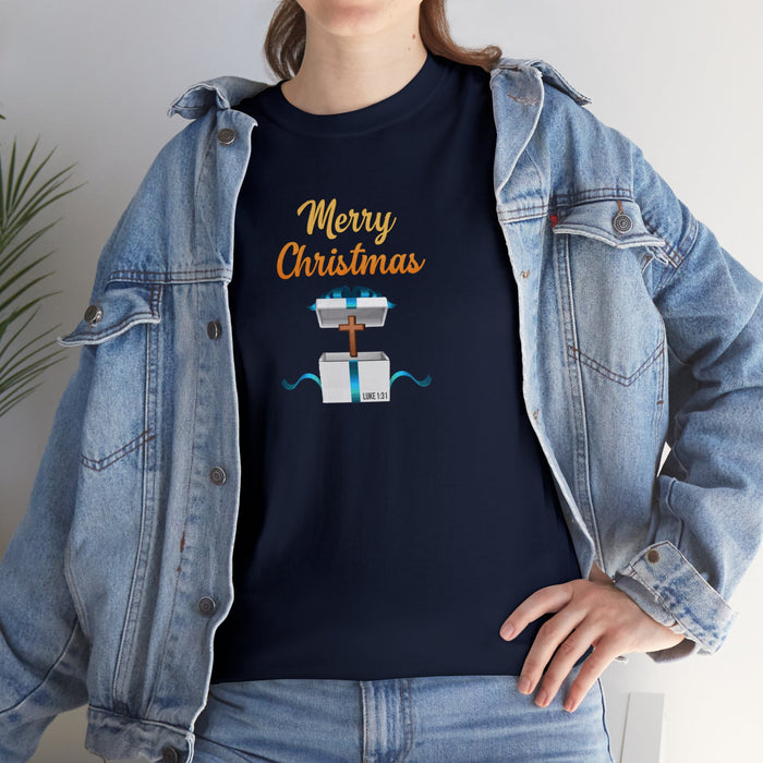 Merry Christmas Women Unisex Heavy Cotton Tee