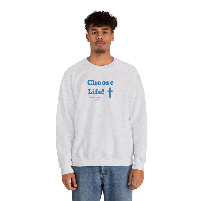 Choose Life 2.0 Men Unisex Heavy Blend™ Crewneck Sweatshirt