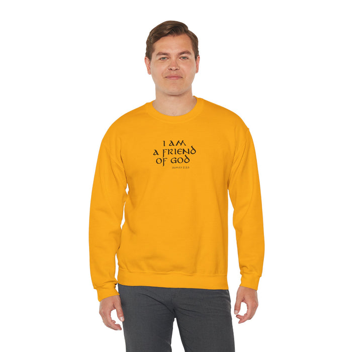 I Am A Friend Of God Men Unisex Heavy Blend™ Crewneck Sweatshirt