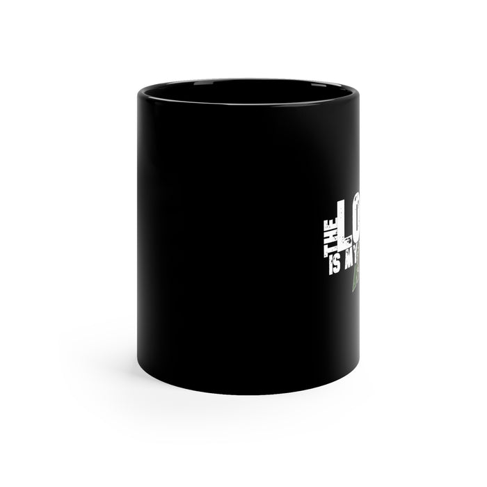 The LORD is My Rock 11oz Black Mug