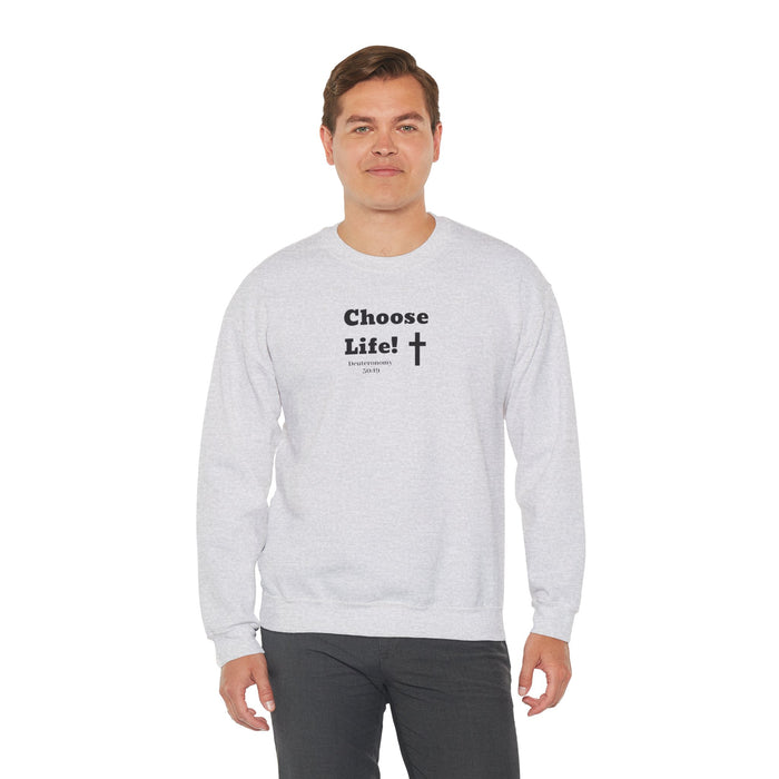 Choose Life 2.0 Men Unisex Heavy Blend™ Crewneck Sweatshirt