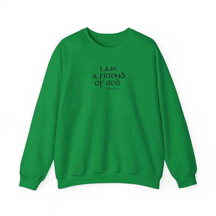 I Am A Friend Of God Men Unisex Heavy Blend™ Crewneck Sweatshirt