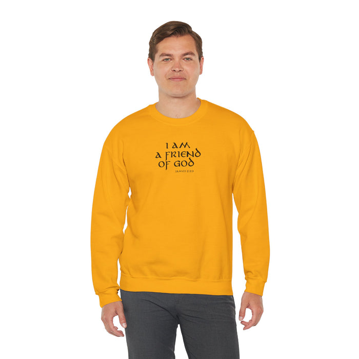 I Am A Friend Of God Women Unisex Heavy Blend™ Crewneck Sweatshirt