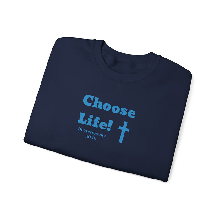 Choose Life 2.0 Men Unisex Heavy Blend™ Crewneck Sweatshirt