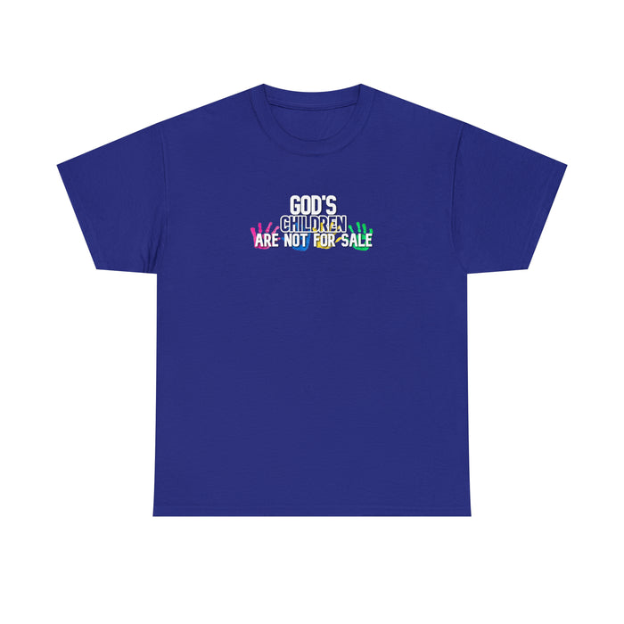 God’s Children are Not For Sale Women’s Unisex Heavy Cotton Tee