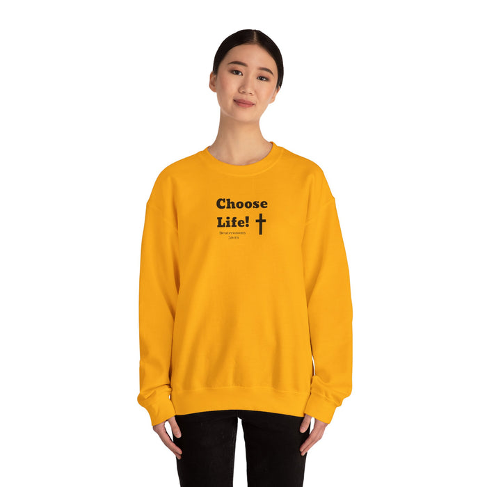 Choose Life 2.0 Men Unisex Heavy Blend™ Crewneck Sweatshirt