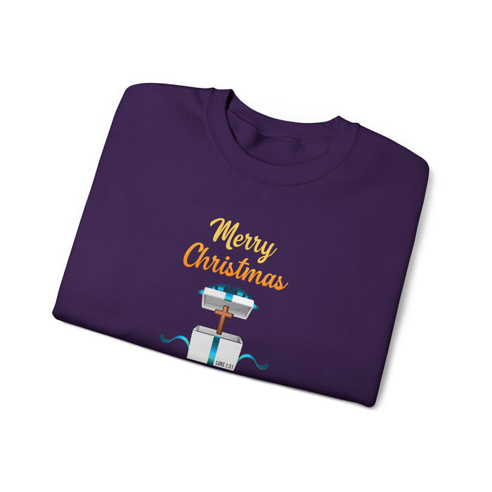 Merry Christmas Men Unisex Heavy Blend™ Crewneck Sweatshirt