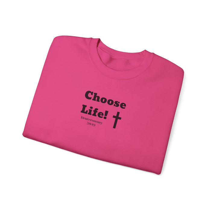 Choose Life 2.0 Men Unisex Heavy Blend™ Crewneck Sweatshirt