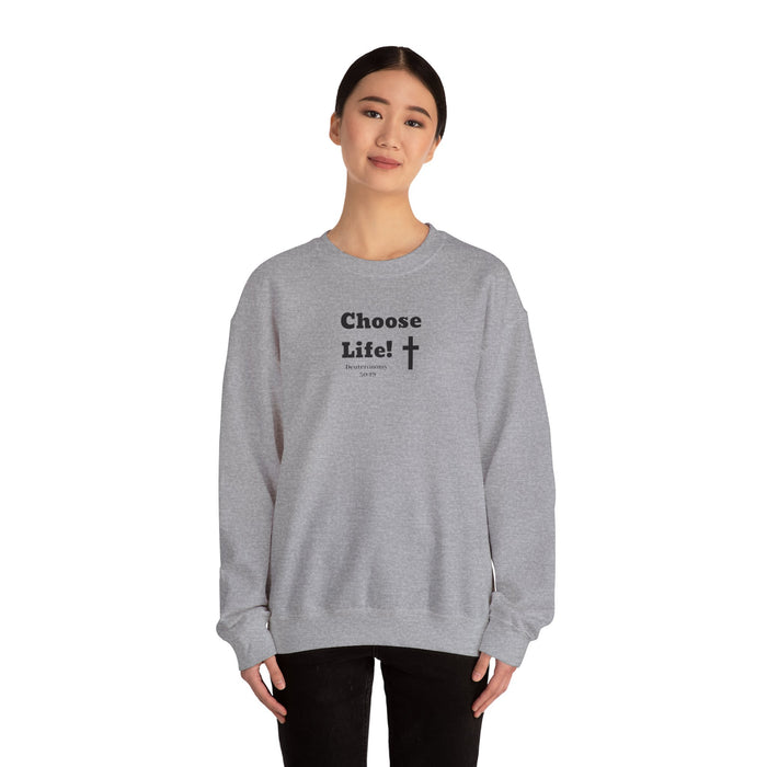 Choose Life 2.0 Men Unisex Heavy Blend™ Crewneck Sweatshirt