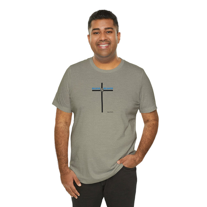 Believe & Be Saved 2.0 Men’s Unisex Jersey Short Sleeve Tee