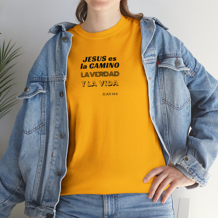 Jesús Es El Camino Unisex Heavy Cotton Tee