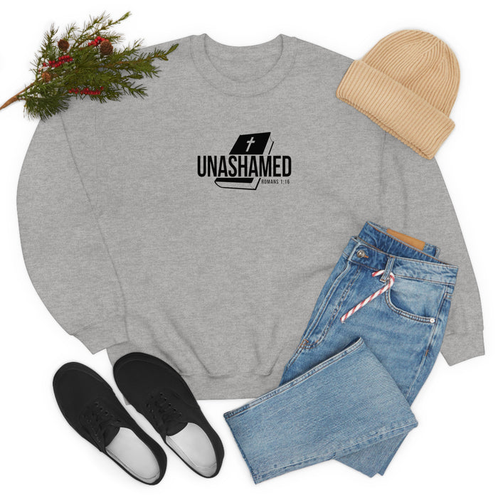 Unashamed Men’s Unisex Heavy Blend™ Crewneck Sweatshirt