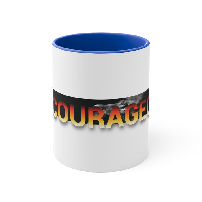 Be Courageous 11oz Accent Mug