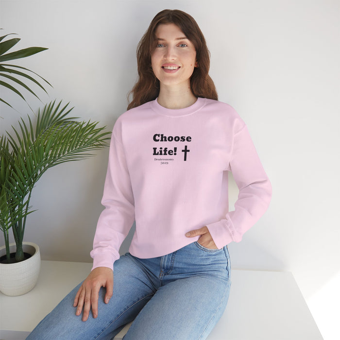 Choose Life 2.0 Men Unisex Heavy Blend™ Crewneck Sweatshirt