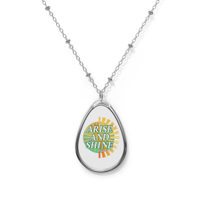 Arise and Shine Oval Necklace