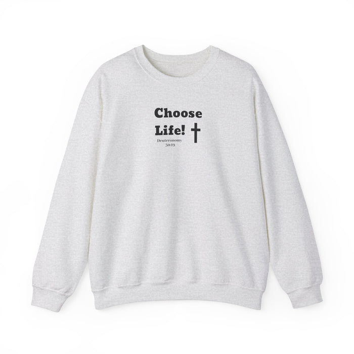 Choose Life 2.0 Men Unisex Heavy Blend™ Crewneck Sweatshirt