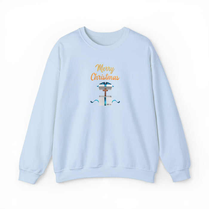 Merry Christmas Women Unisex Heavy Blend™ Crewneck Sweatshirt